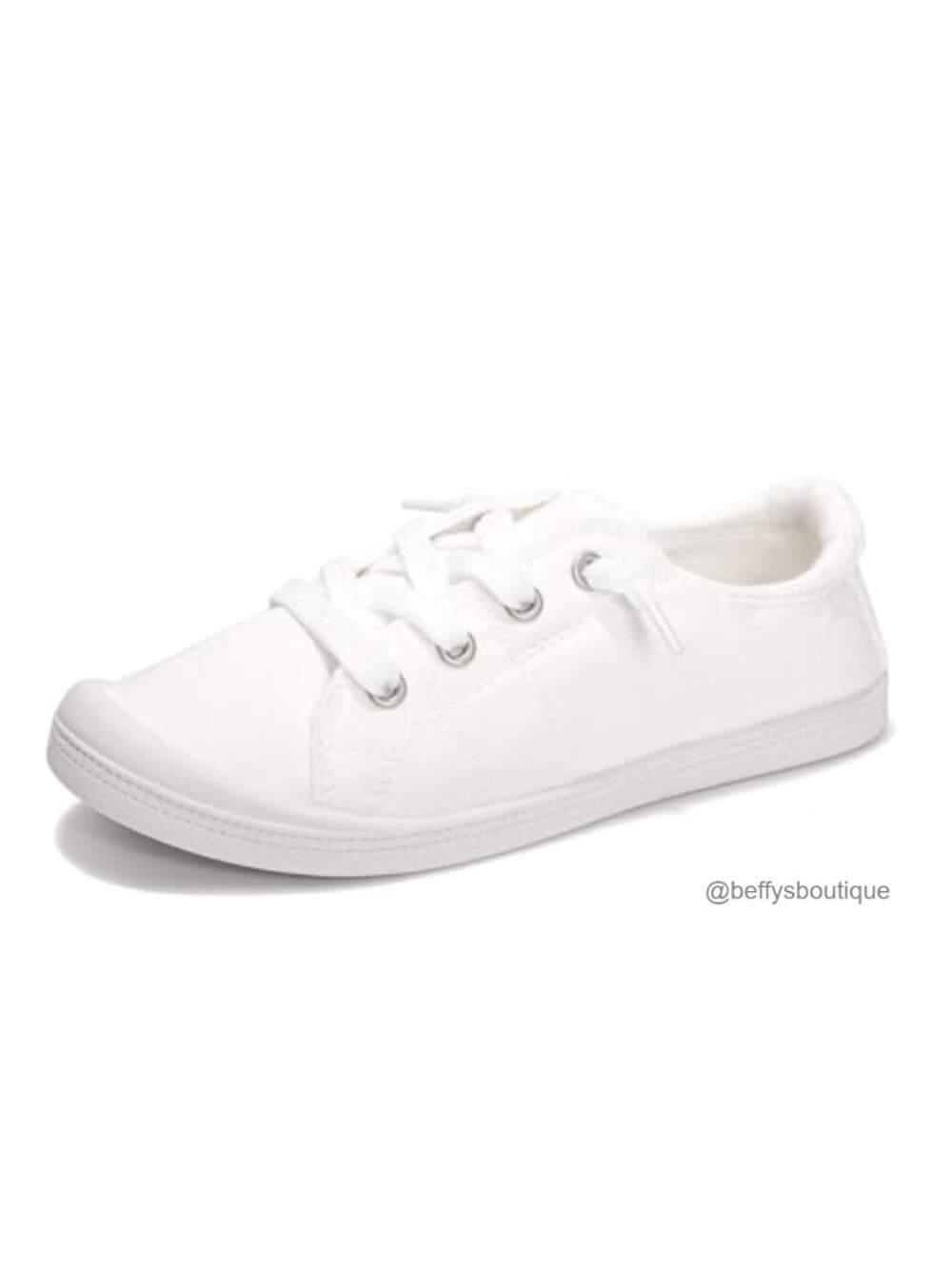 Womens Slip On Canvas Sneakers Low Top Casual Walking Flats Memory Foam